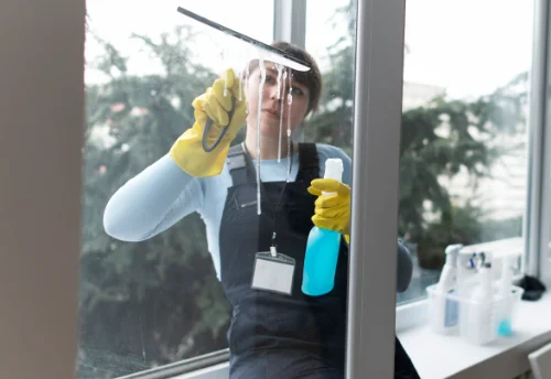Nettoyage de vitres intérieures et extérieures à Ponthévrard